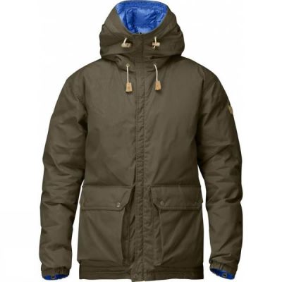 Chaquetas Fjallraven Down No. 16 Hombre - Verde Oscuro Oliva - Chile LPJ053927